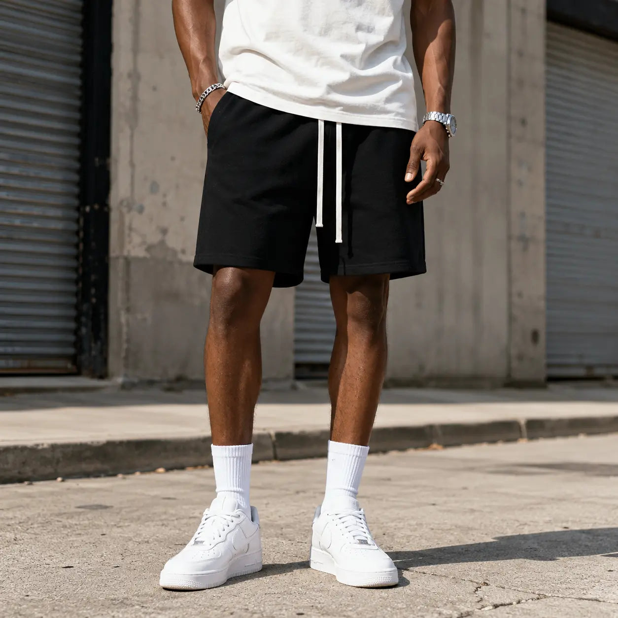 Streetwear Casual Fashion Drawstring Shorts