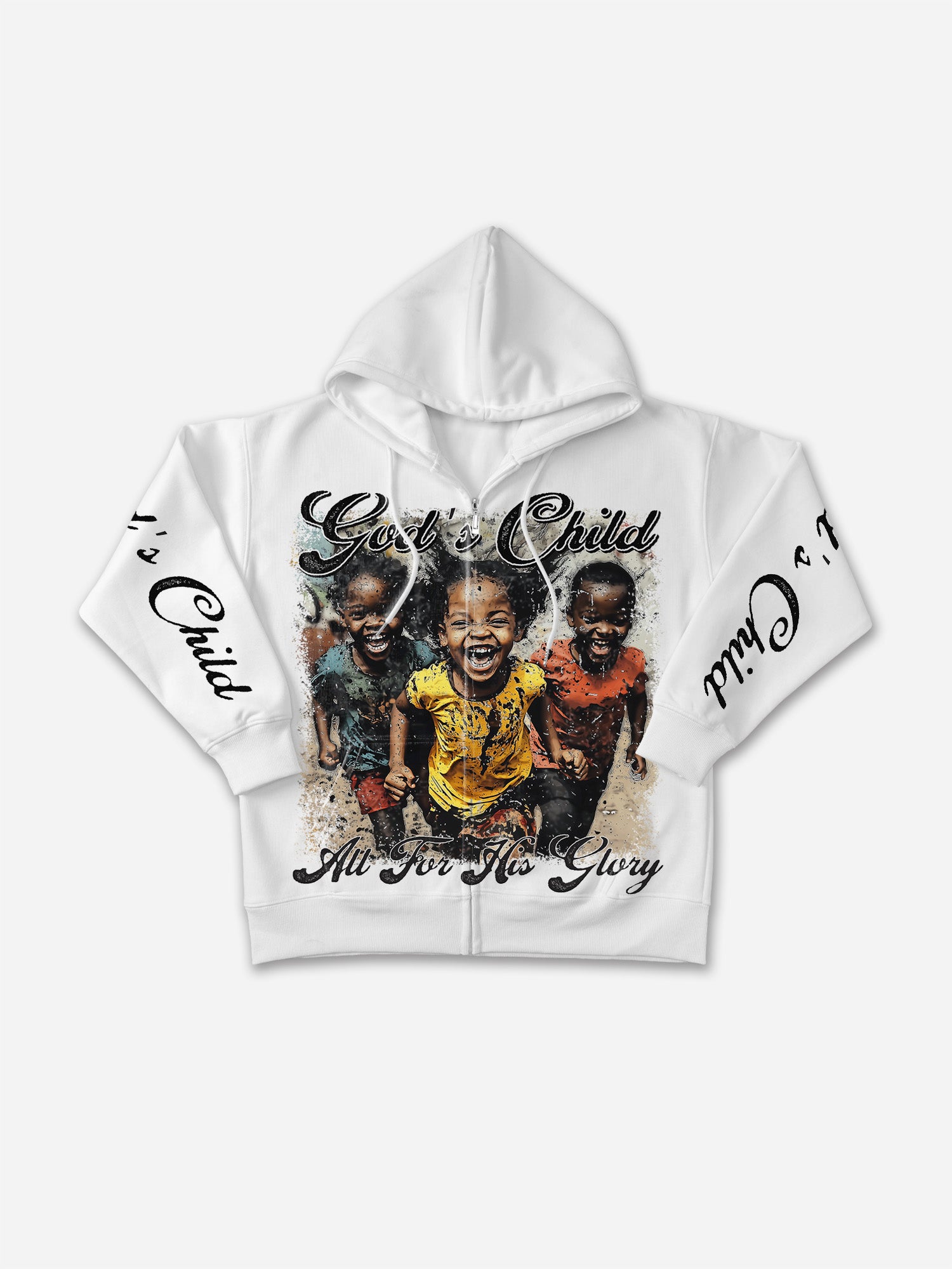 God's Child All For His Glory Zip-up Hoodie