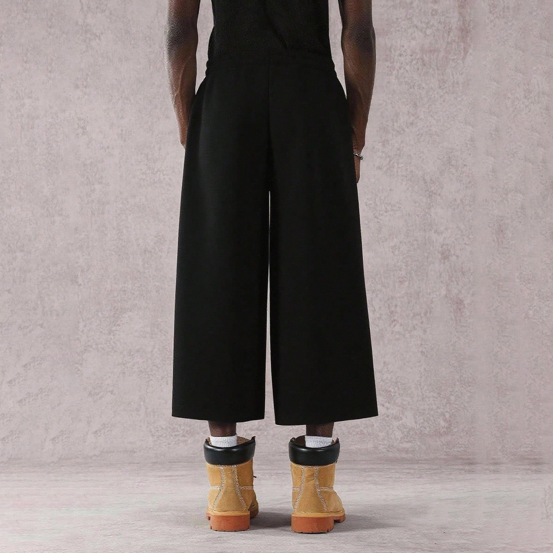 Retro Y2k Men's Terry Wool Capri Sweatpants