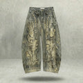 Hand Stitched Distressed Baggy Jeans