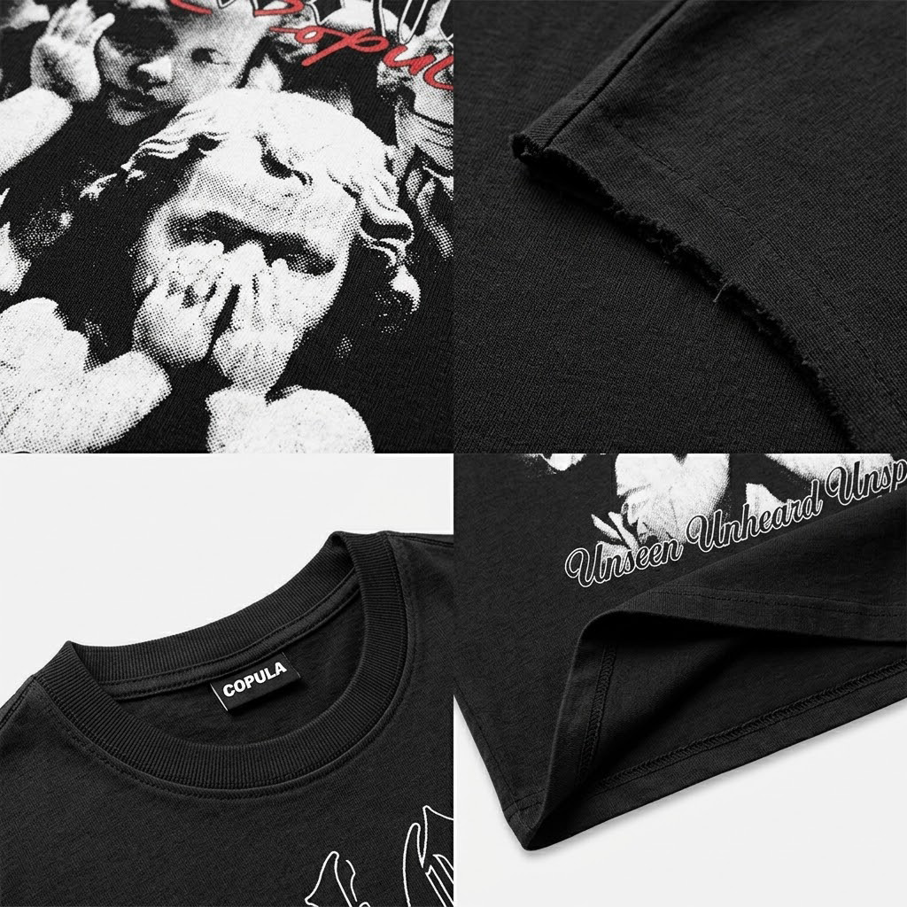 Blind Mute Bound Vintage Angel Graphic Tank Top