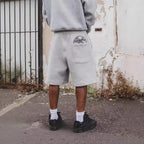 Men's Fashion Cd Embroidered Drawstring Sports Shorts