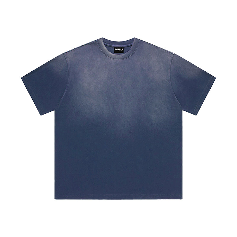 Faded Wash With Gradient Effect Heavyweight Loose-fit T-shirt