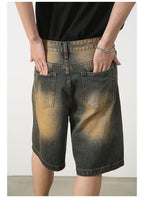 Vintage Distressed Denim Shorts