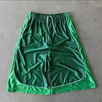 Men's Stylish Unique Color-blocked Drawstring Casual Shorts