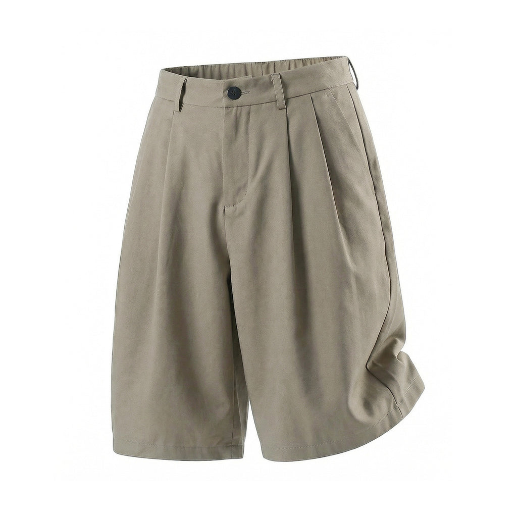 Men's Casual Pleated Loose Shorts