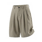 Men's Casual Pleated Loose Shorts