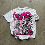Street God Loves The World Graphic T-shirt
