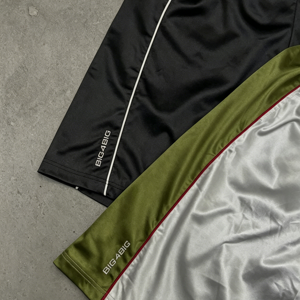 Men's Fashionable Color-blocked Loose Casual Athletic Shorts
