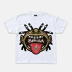 Hip-hop Street Boy Walks His Own Path Graphic Cotton T-shirt
