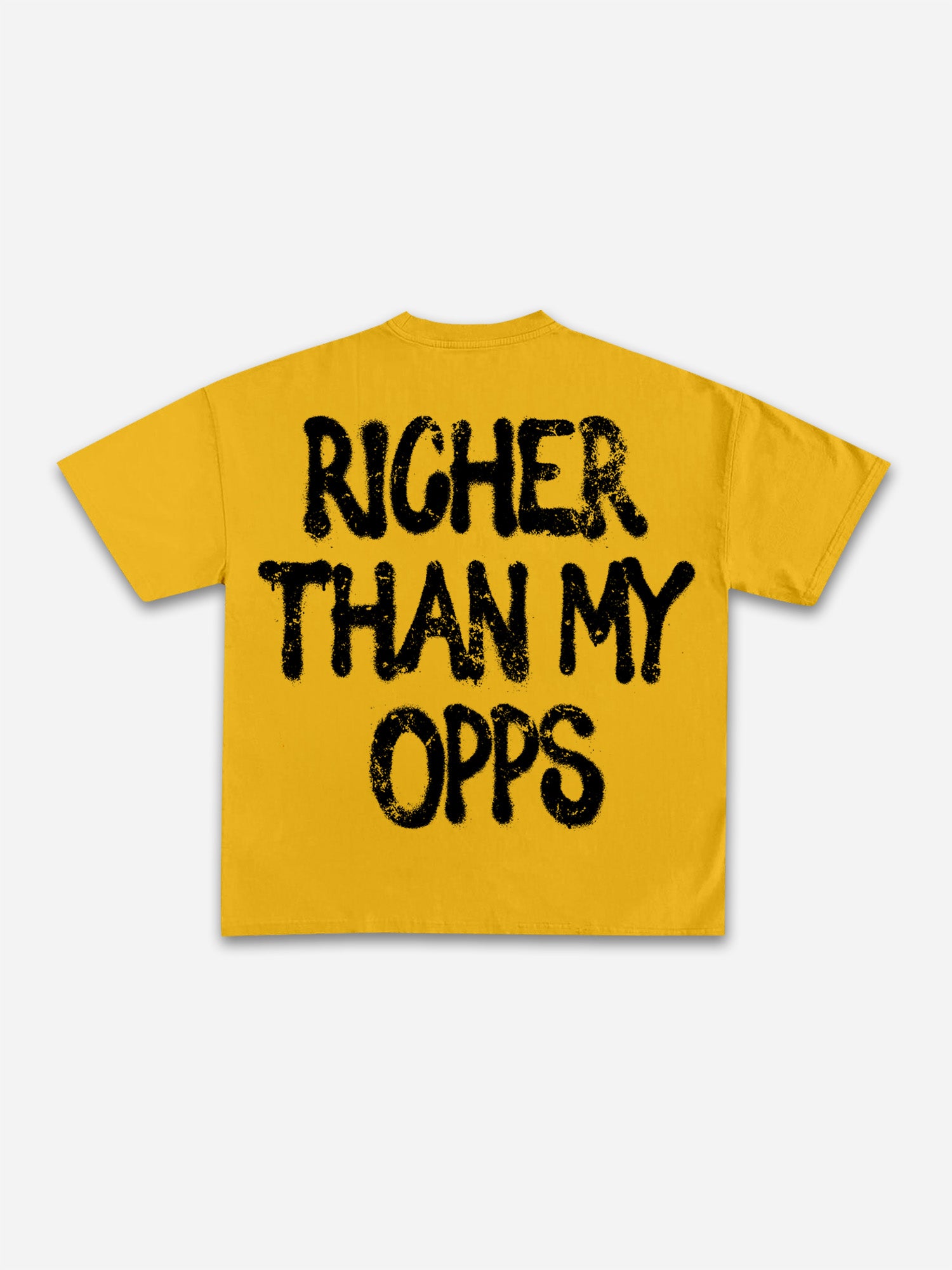 Richer Than My Opps Vintage Abstract Man Graphic Cotton T-shirt