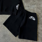 Men's Fashion Cd Embroidered Drawstring Sports Shorts