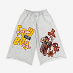 Cowboy Rodeo Dreams Fun Graphic Terry Wool Capri Sweatpants