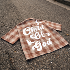 Child Of God Peace Dove Vintage Graphic Plaid Jacket Shirt