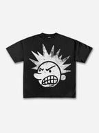 Casual The Brain Explodes Print Short Sleeve T-shirt