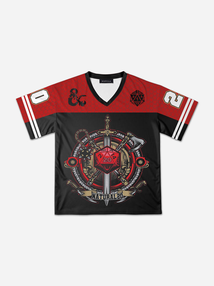 Critical Horror D20 Natural 20 Graphic Mesh Jersey