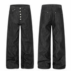 Men's Retro Selvedge Denim Baggy Jeans