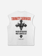 Trinity Service Vintage Cross Graphic Tank Top