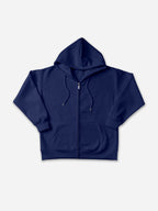 450g Heavy Cotton Solid Color Zippered Hoodie