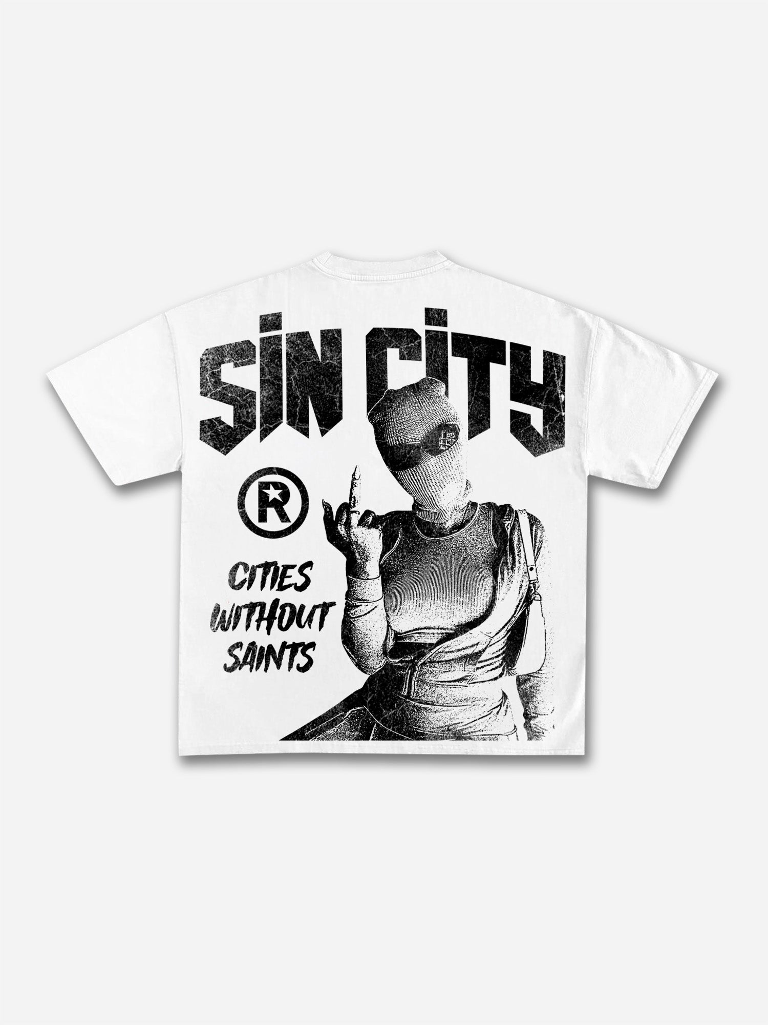 Cities Without Saints Street Gangs Character Graphic Cotton T-shirt