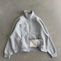 Men's Multi-pocket Zipper Sweatshirt And Sweatpants Set