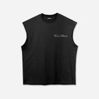 Frever Blessed Floral And Calligraphic Graphic Tank Top
