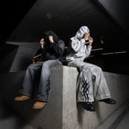Hiphop Retro Print Y2k Wide-leg Baggy Jeans