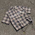 Don't Go Broke Trying To Look Rich Graphic Plaid Jacket Shirt