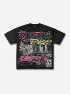 Y2k Fast Racing Make Vintage Graphic Cotton T-shirt