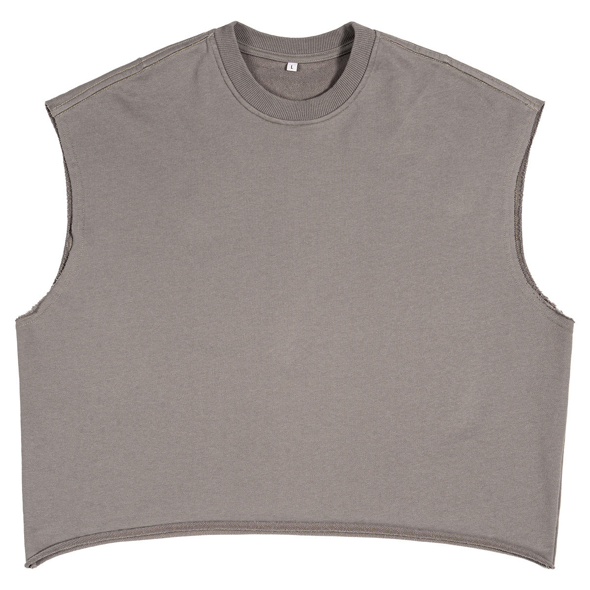 Unisex Basic Terry Cloth Short Tank Top