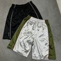 Men's Fashionable Color-blocked Loose Casual Athletic Shorts