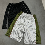 Men's Fashionable Color-blocked Loose Casual Athletic Shorts