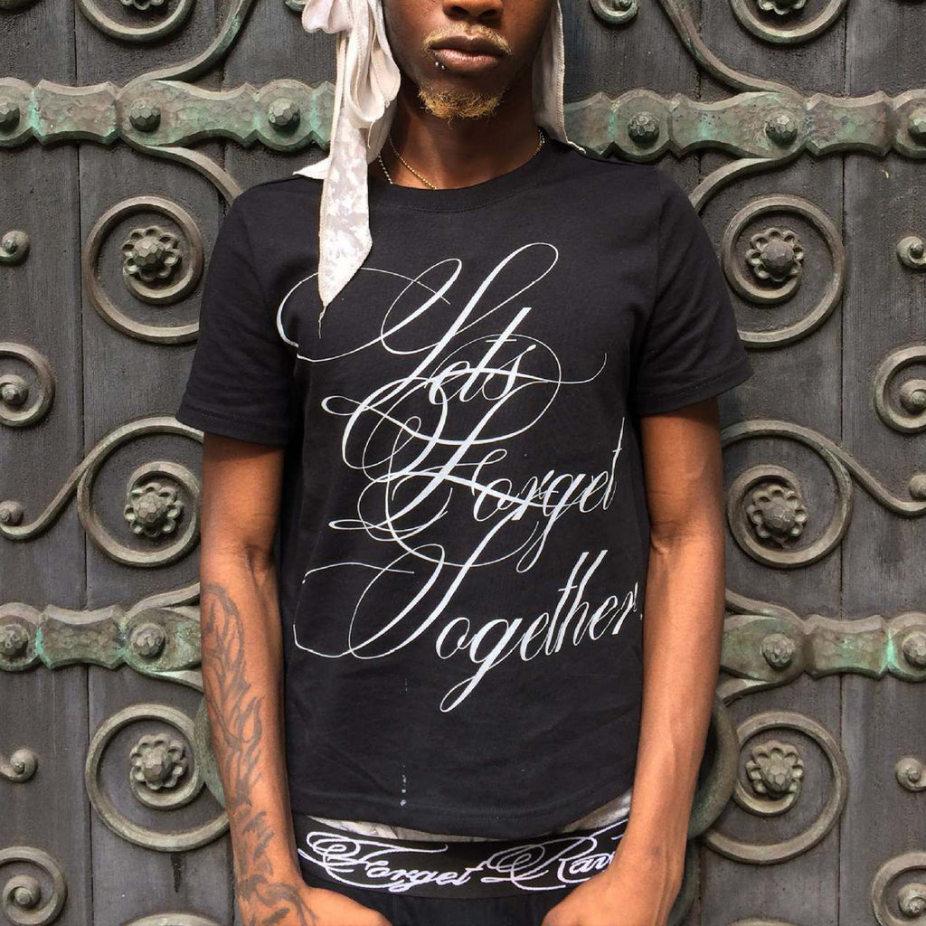 Men's Letter Print Cotton T-shirt