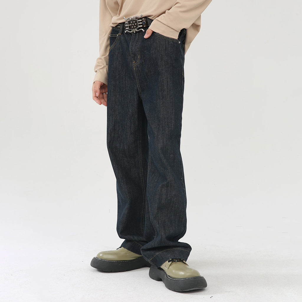 Men's Retro Washed Baggy Jeans