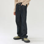 Men's Retro Washed Baggy Jeans