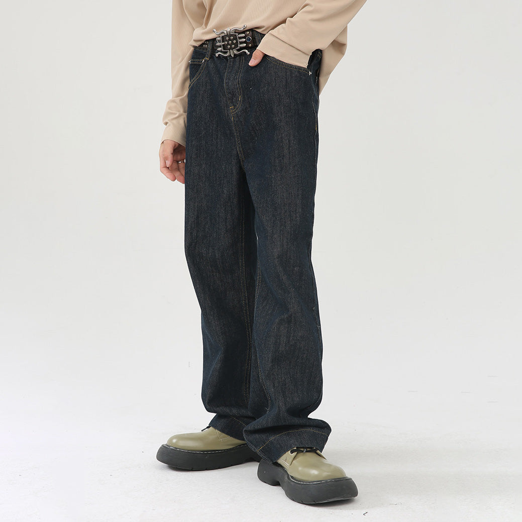 Men's Retro Washed Baggy Jeans