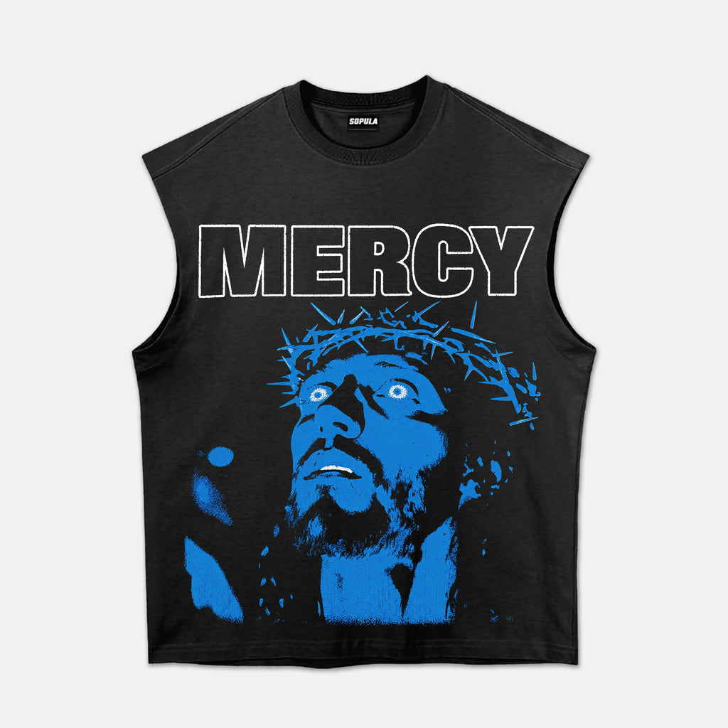 Mercy Jesus Vintage Graphic Tank Top