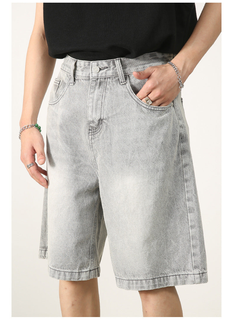 Vintage Distressed Denim Shorts