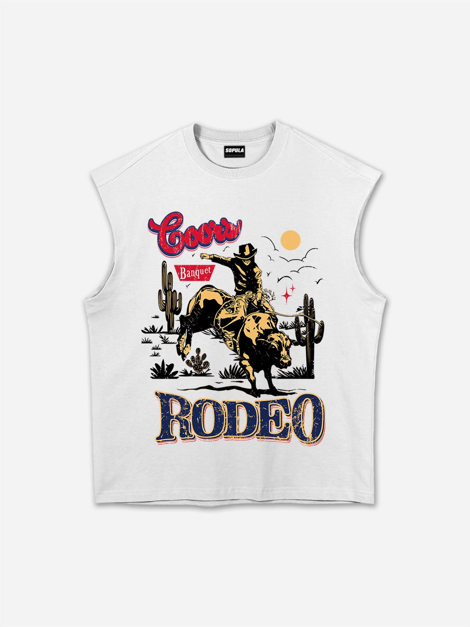 Coors Banquet Rodeo Classic Graphic Tank Top