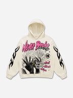 Never Broke God Glock Dollar Vintage Graphic Hoodie