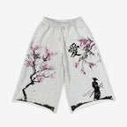 Bushido Graphic Casual Terry Wool Capri Sweatpants