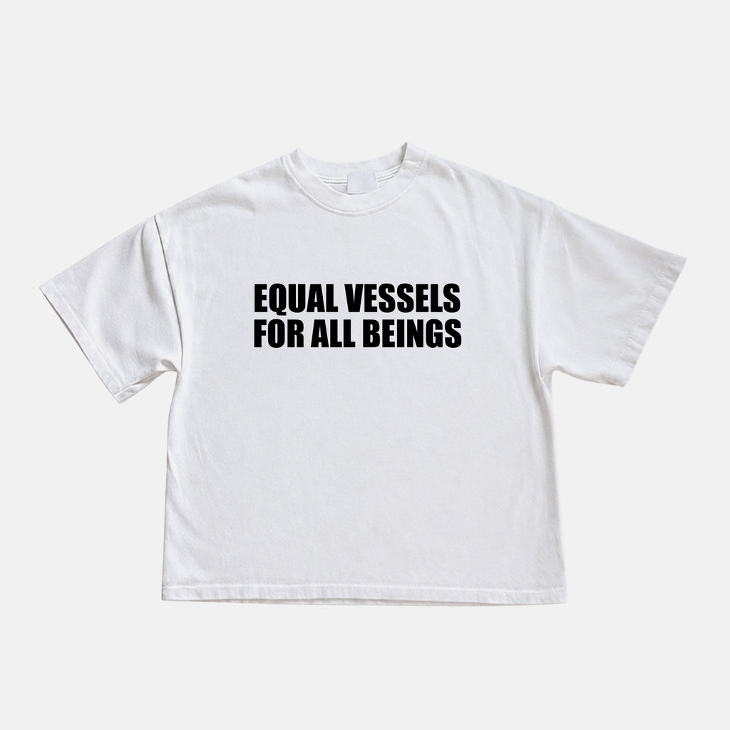 Equal Vessels For All Beings Ak47 Graphic Cropped T-shirt