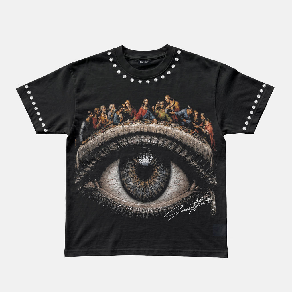 The Eye Of God The Last Supper Vintage Graphic T-shirt