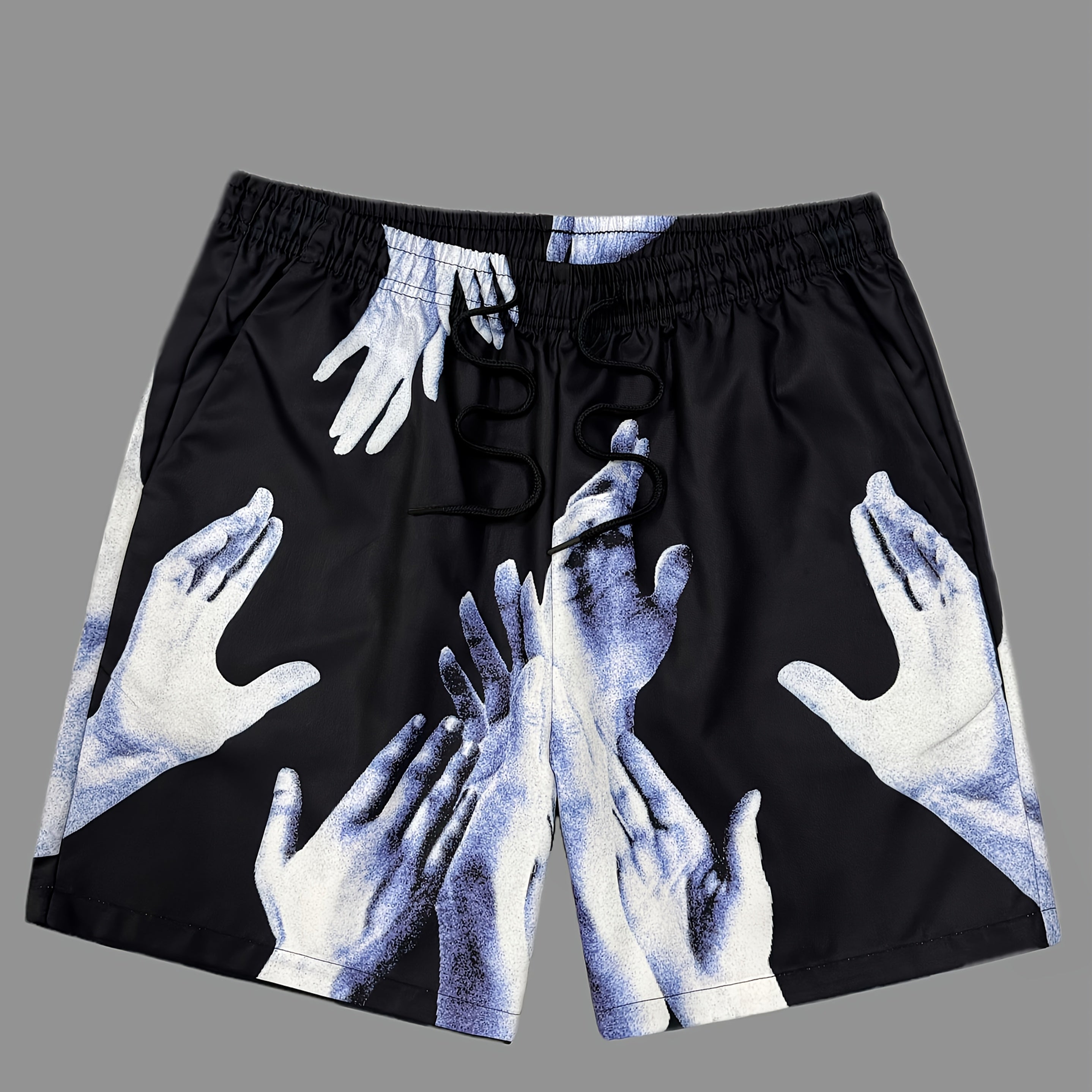 Men's Jesus Helper Drawstring Casual Sports Shorts  Jorts