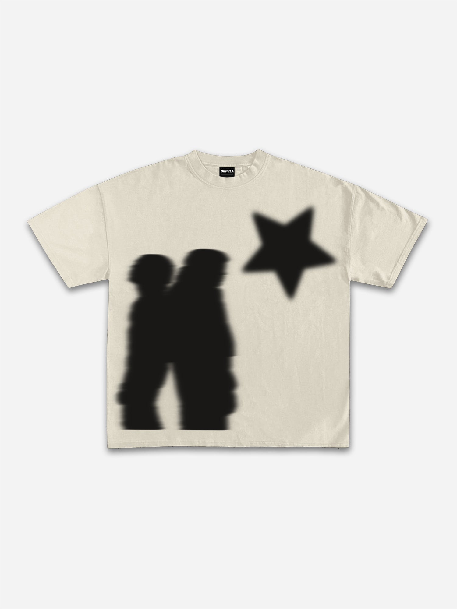 Men's Casual Virtual Shadow Graphic Short Sleeve T-shirt