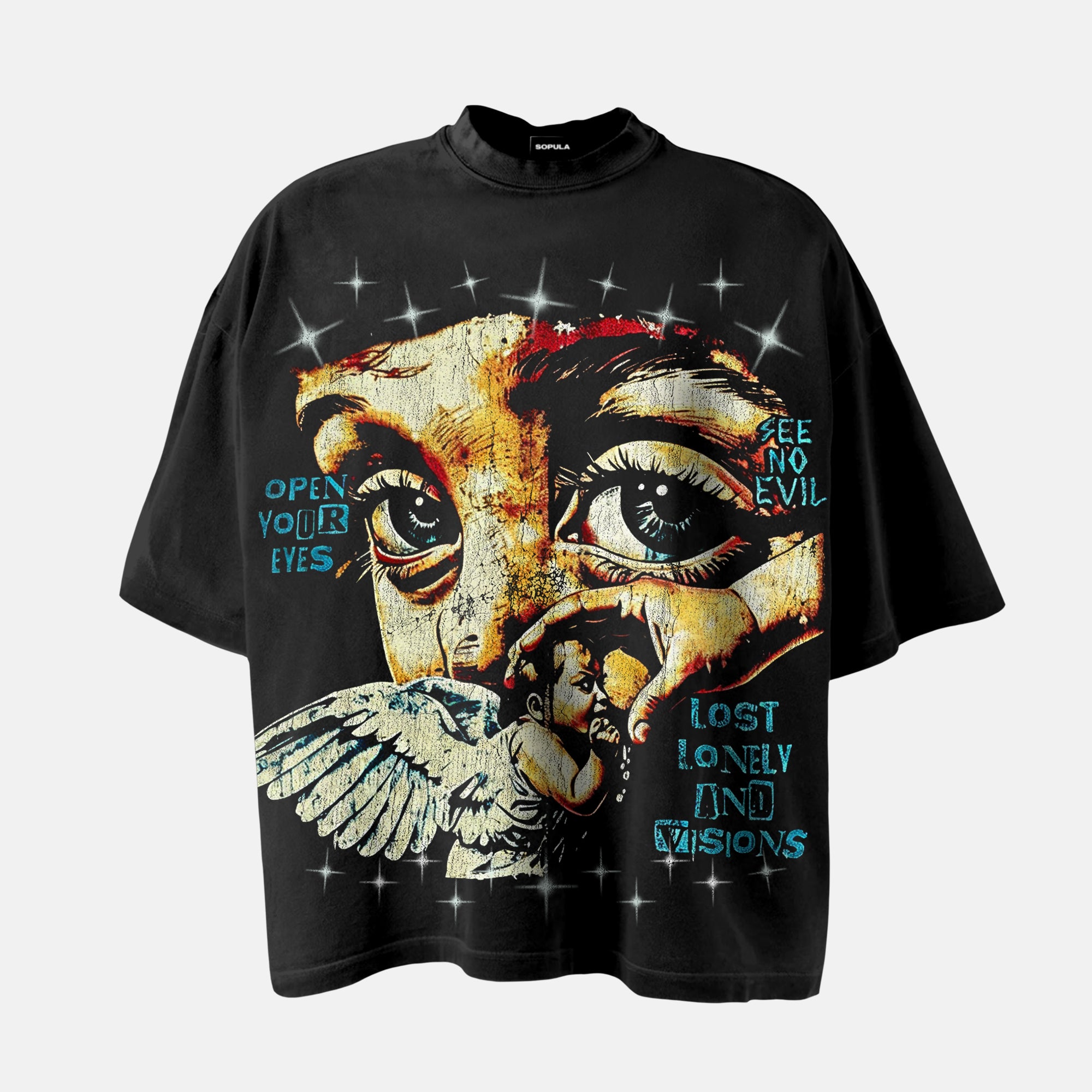Street Angel Retro Y2k Graphic Cotton T-shirt