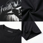Faith Wins Jesus Graphic Cotton T-shirt