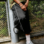 Men's Fashionable Color-blocked Loose Casual Athletic Shorts