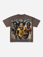 Vintage‘god's Child, All For His Glory’graphic Cotton T-shirt