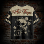 Memento Mori Horror Graphic Mesh Jersey T-shirt